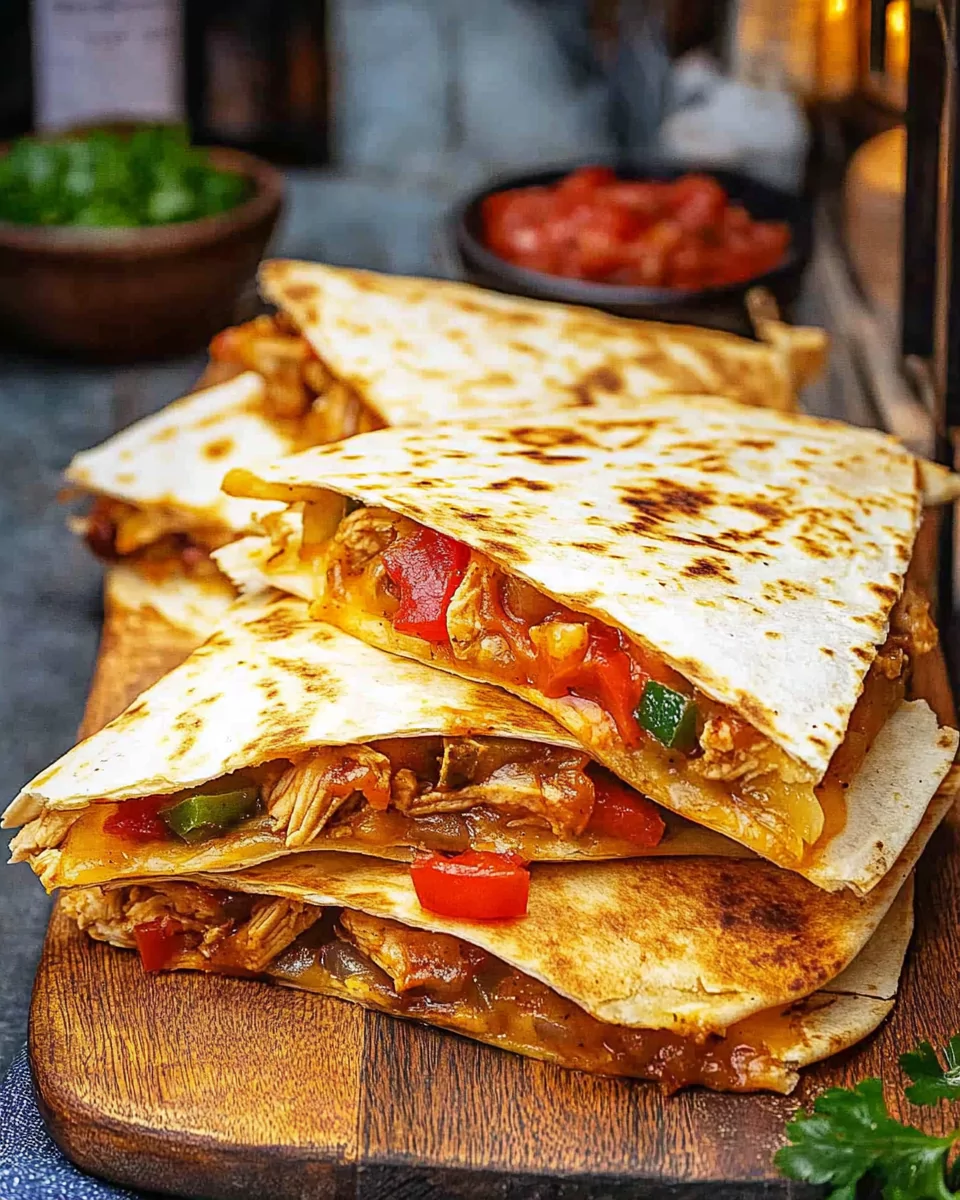 Chicken Fajita Quesadillas