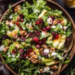 Christmas Salad with Honey Mustard Dressing