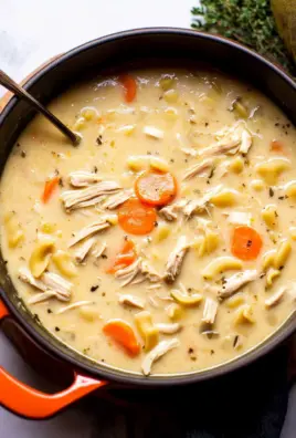 Creamy Chicken Noodle Soup