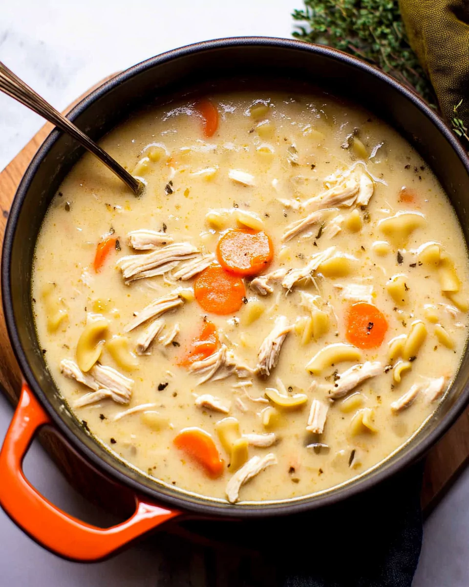 Creamy Chicken Noodle Soup