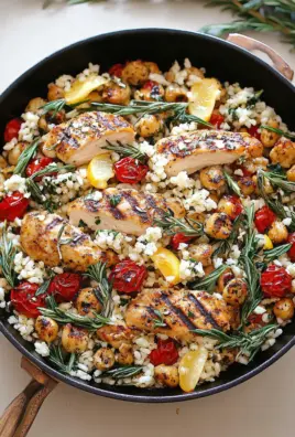 Greek Chicken and Lemon Rice