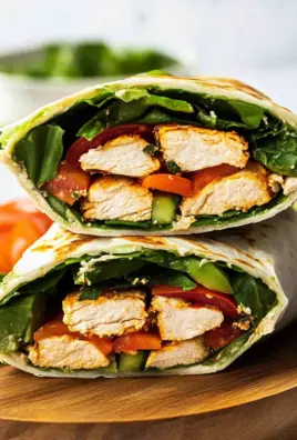 Healthy Chicken Avocado Wraps