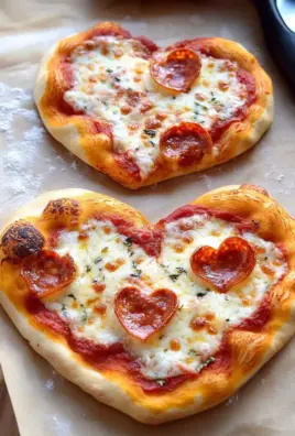 Heart-Shaped Pizza