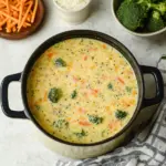 High Protein Broccoli Cheddar Soup