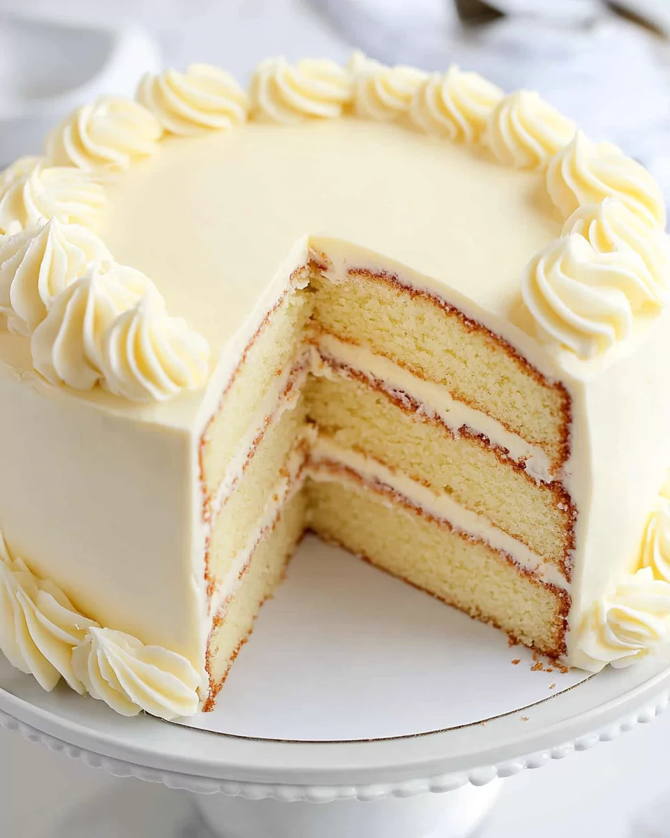 Homemade Vanilla Cake