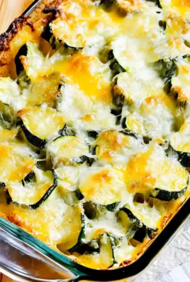 Low-Carb Easy Cheesy Zucchini Bake