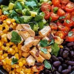 One Pan Chicken Burrito Bowl