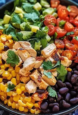 One Pan Chicken Burrito Bowl