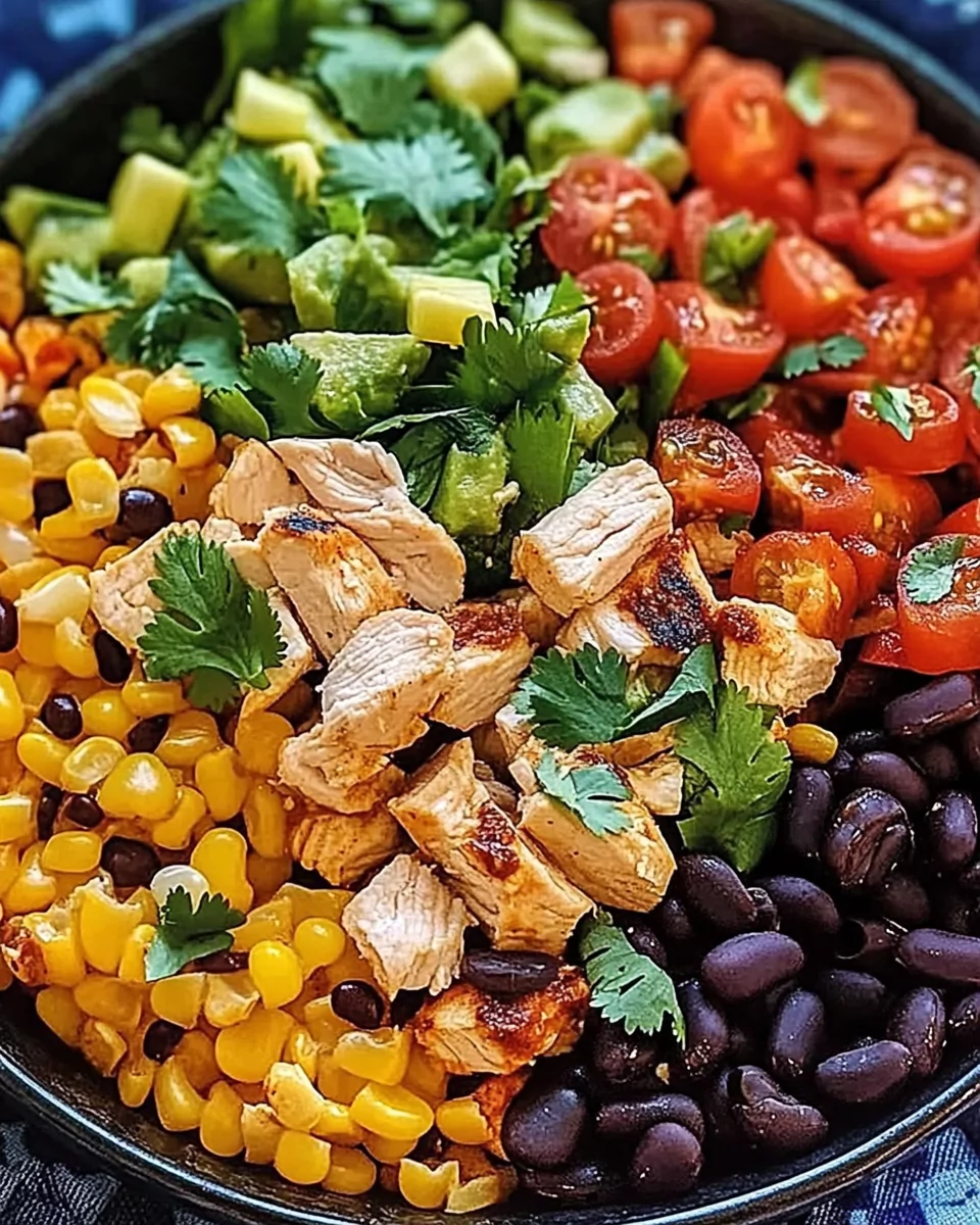 One Pan Chicken Burrito Bowl