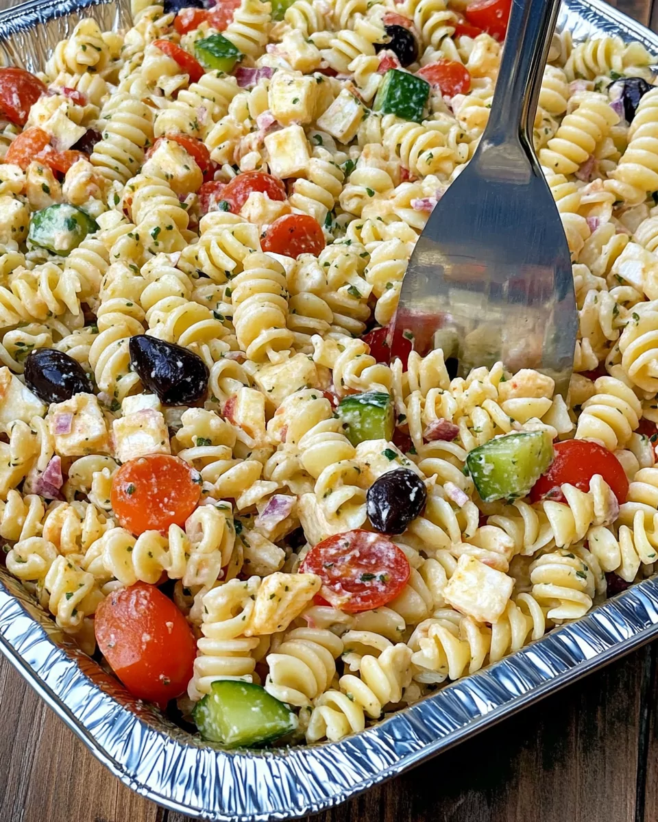 Pasta Salad For A Crowd