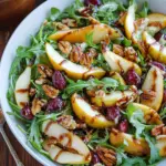 Pear Salad with Balsamic Vinaigrette