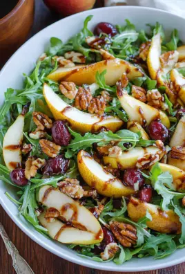 Pear Salad with Balsamic Vinaigrette