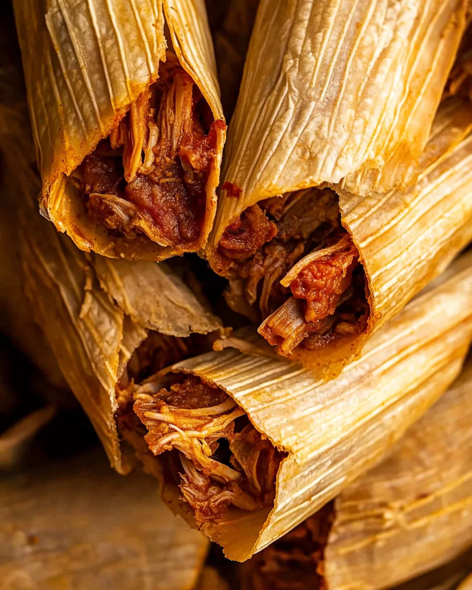 Pork Tamales Rojos