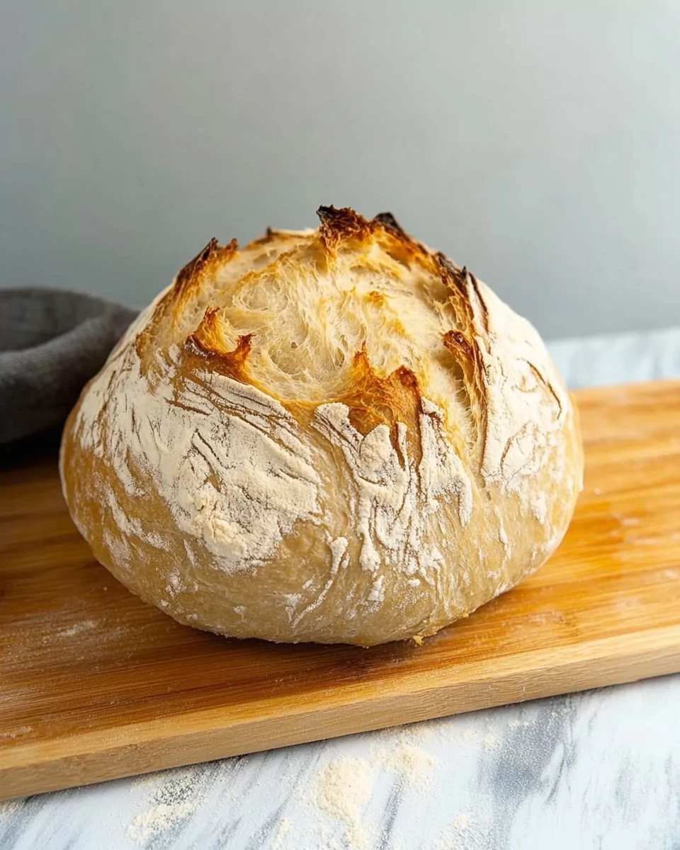 Quick and Easy No-Knead Bread