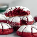 Red Velvet Crinkle Cookie