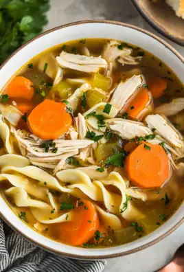 Rotisserie Chicken Noodle Soup