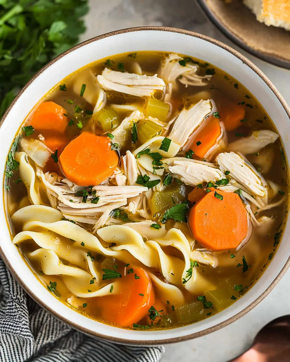 Rotisserie Chicken Noodle Soup