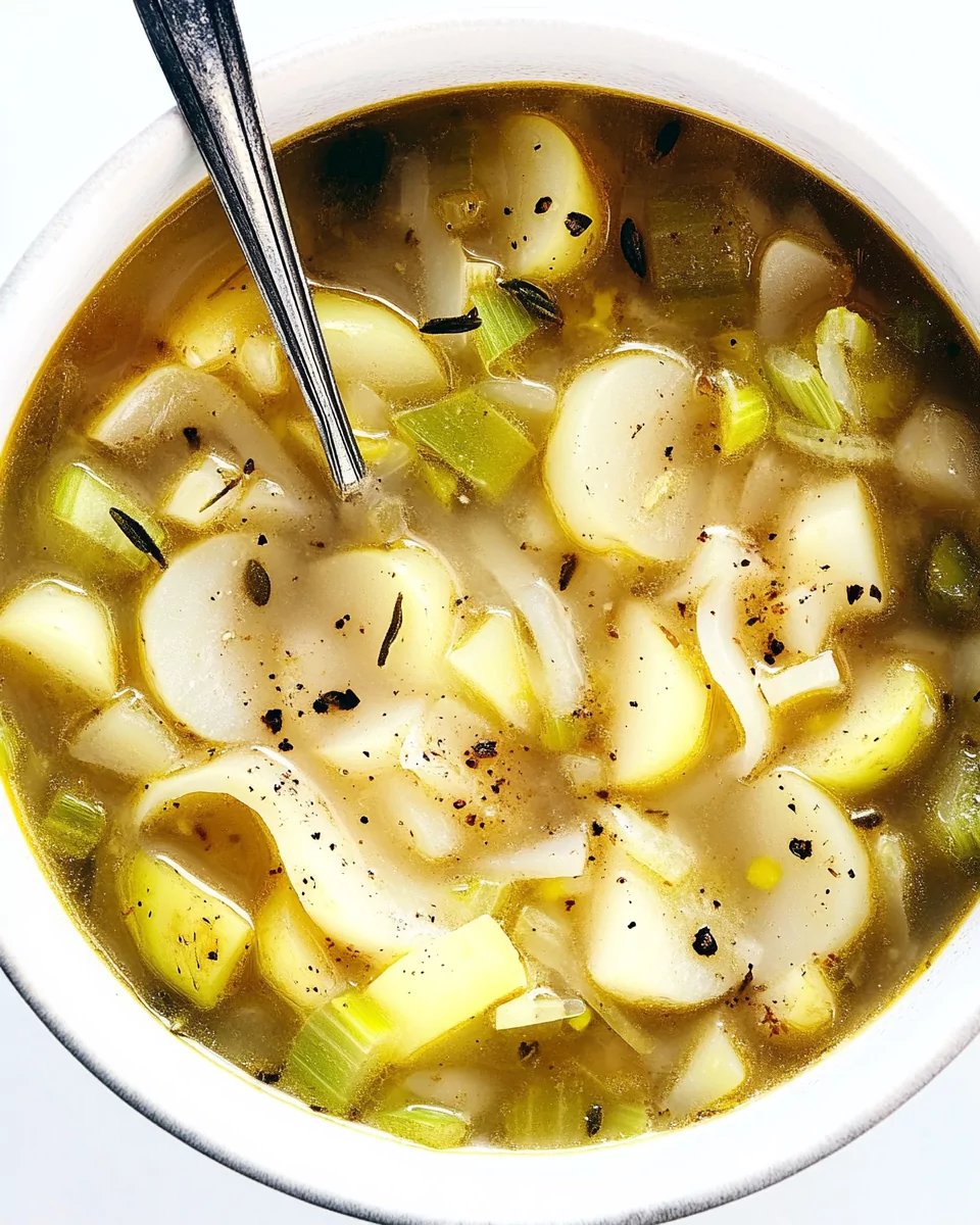 Rustic Potato Leek Soup