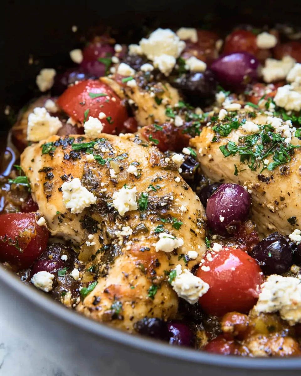 Slow Cooker Greek Chicken