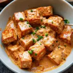 Spicy Tofu with Creamy Coconut Sauce