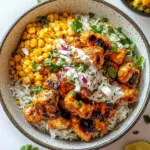 Street Corn Chicken Rice Bowl