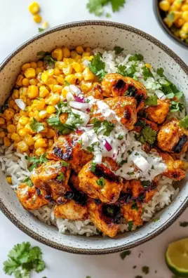 Street Corn Chicken Rice Bowl