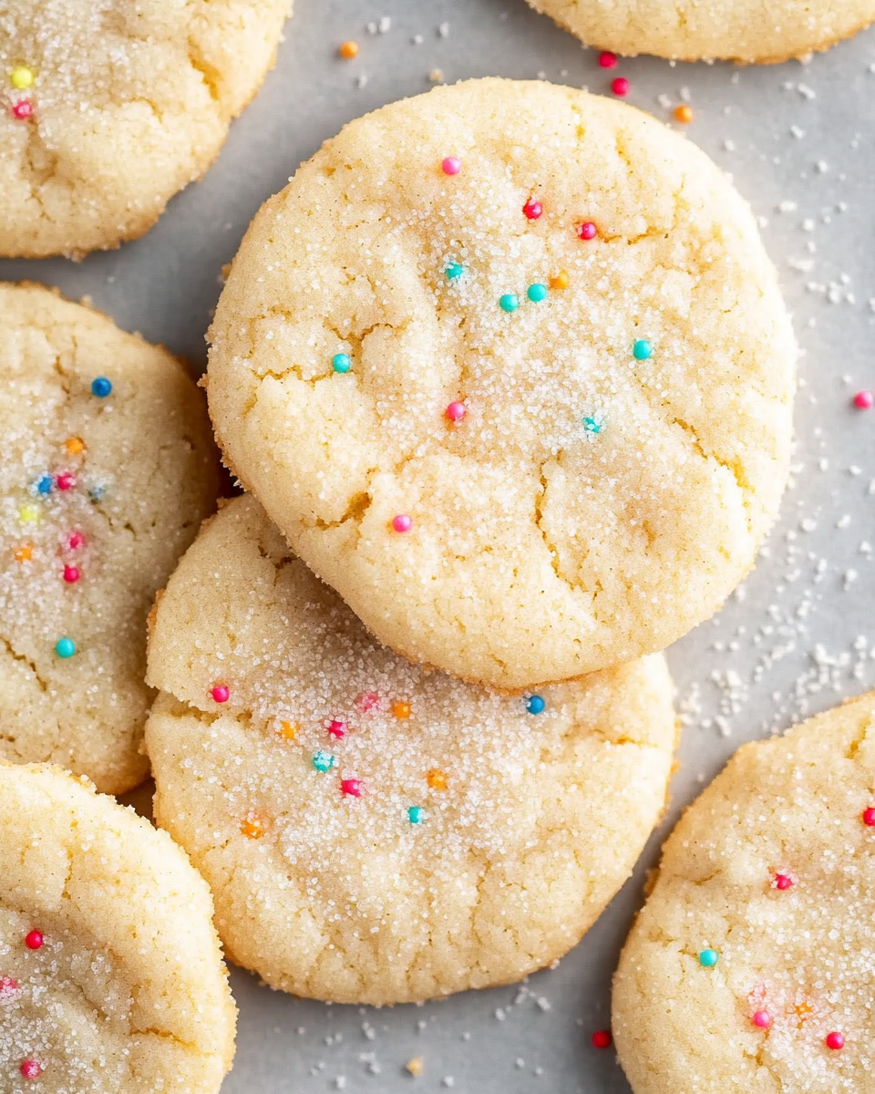 {3-Ingredient} Easy Sugar Cookies