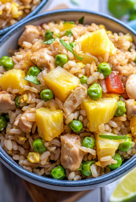 Pineapple Chicken Fried Rice