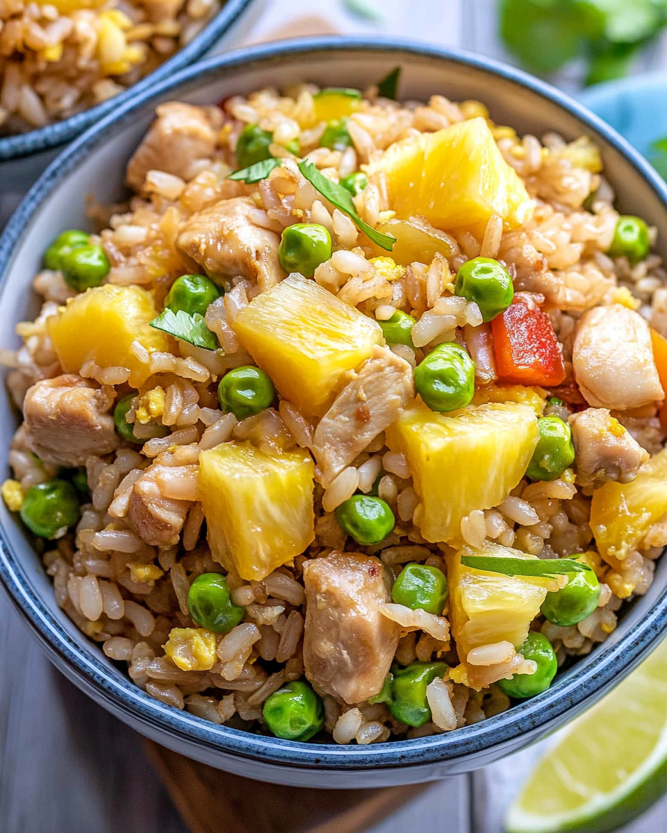 Pineapple Chicken Fried Rice