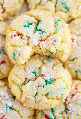 Christmas Gooey Butter Cookies