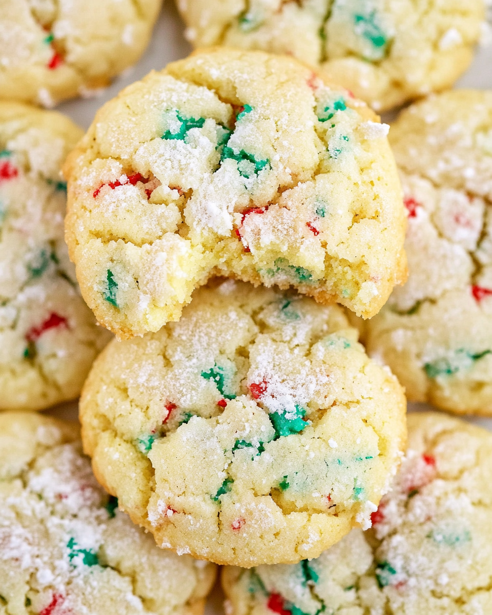 Christmas Gooey Butter Cookies