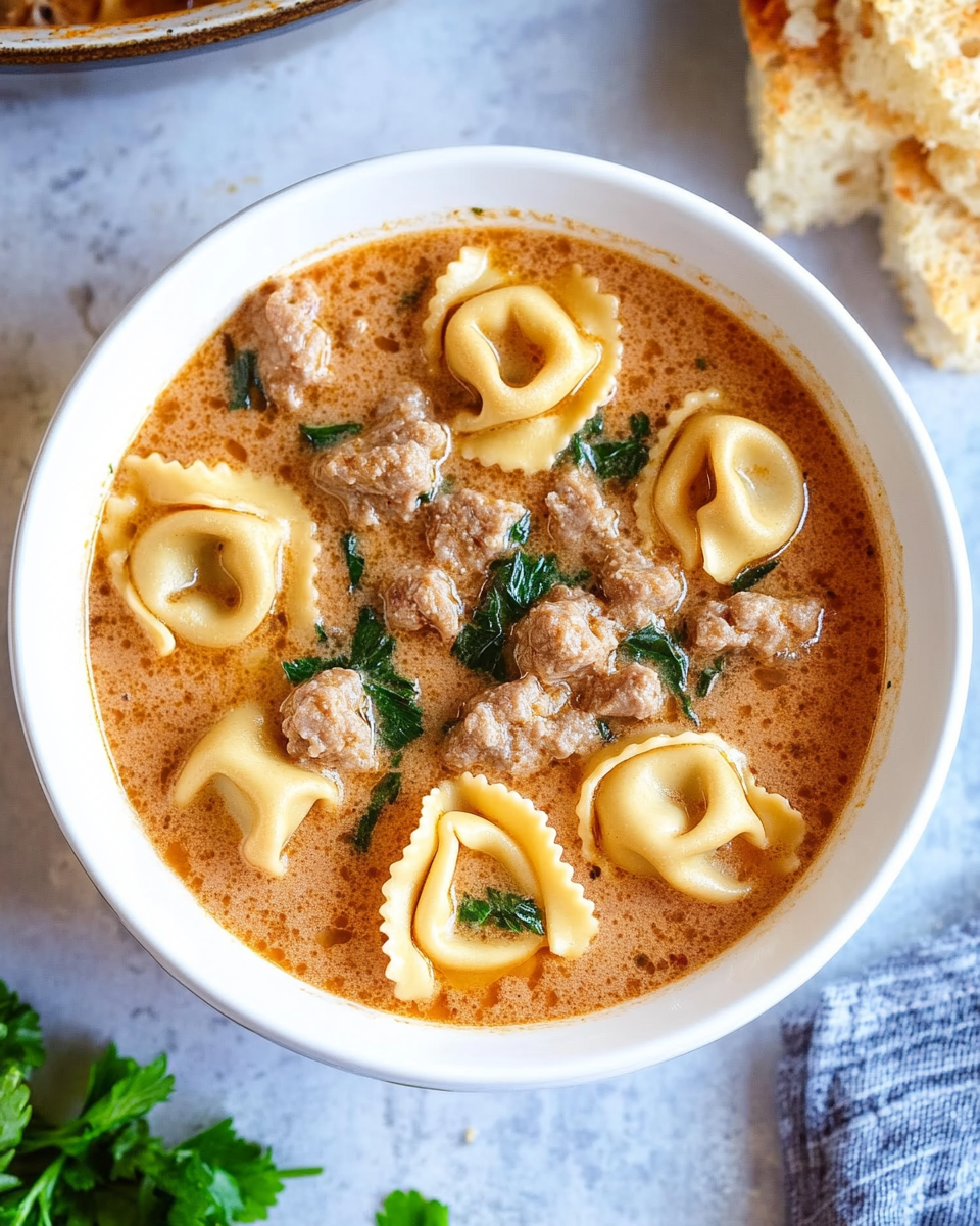 Creamy Tortellini Soup