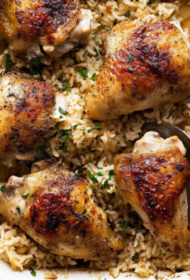 Oven-Baked Chicken and Rice