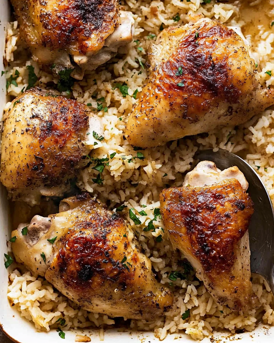 Oven-Baked Chicken and Rice