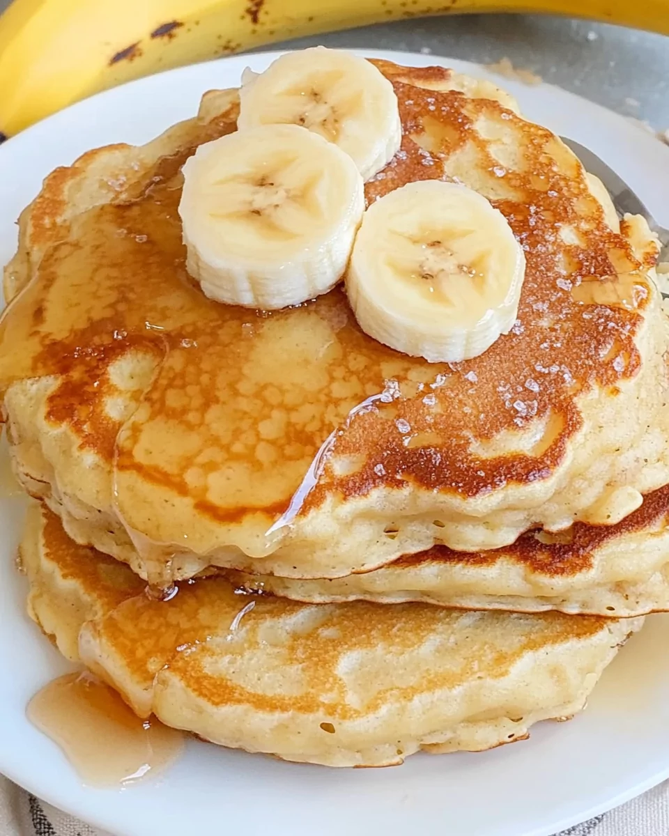 Brown Sugar Banana Pancakes