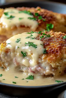 Creamy Chicken Cordon Bleu