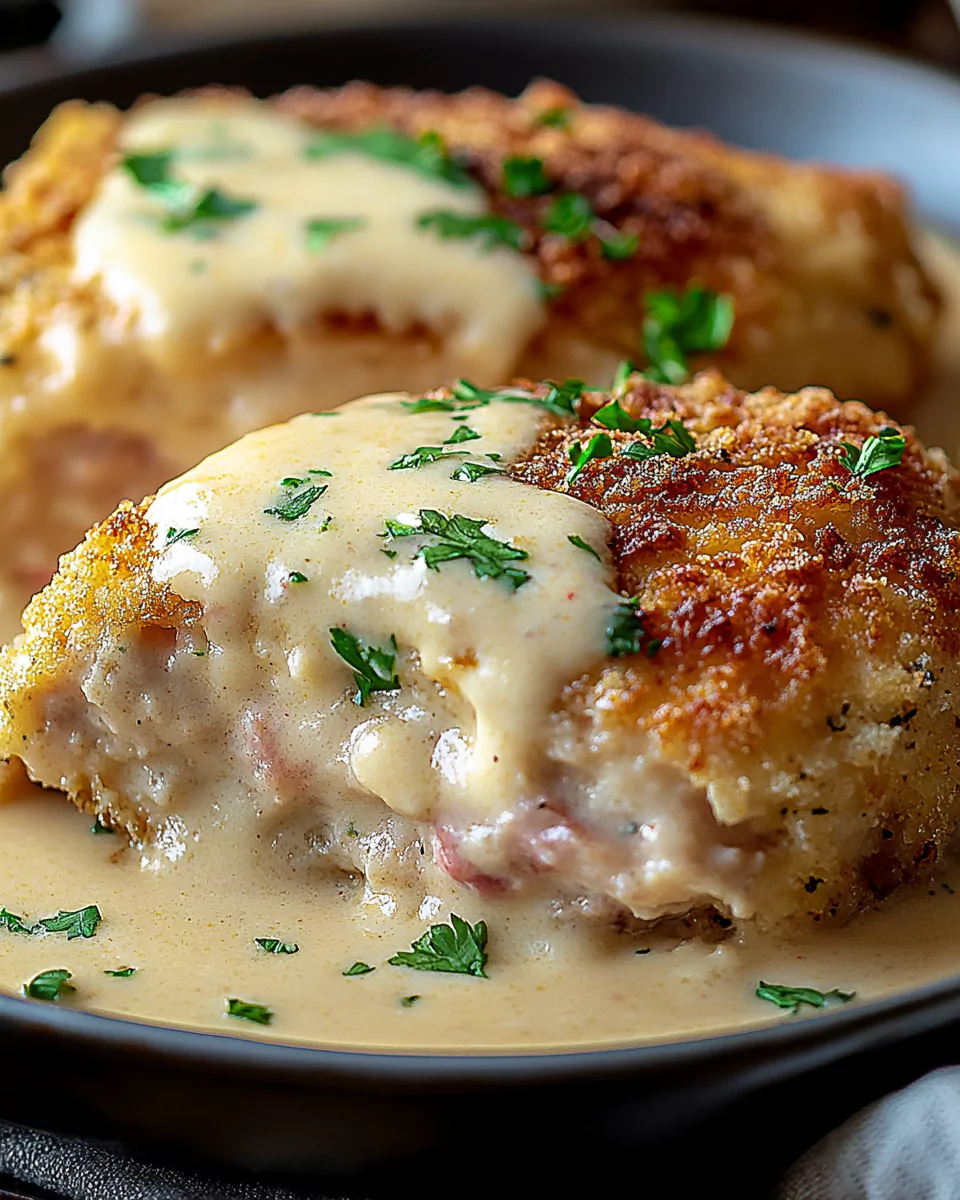 Creamy Chicken Cordon Bleu