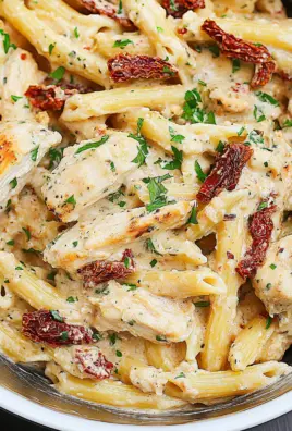 Creamy Sun-Dried Tomato Chicken Pasta