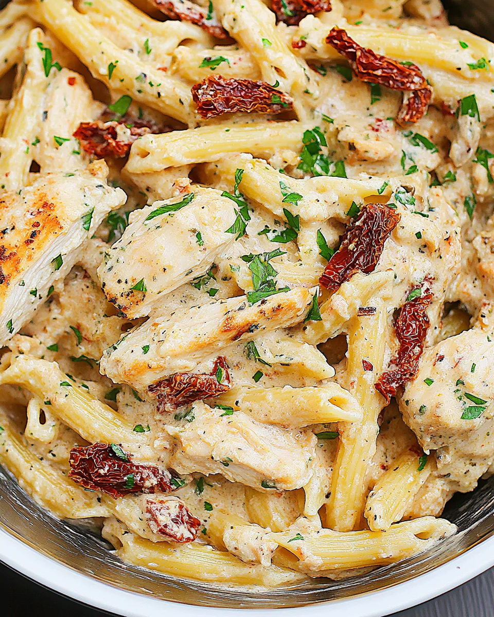 Creamy Sun-Dried Tomato Chicken Pasta