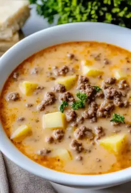 Crock Pot Hamburger Potato Soup