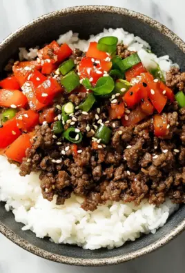 Korean Ground Beef Bowl