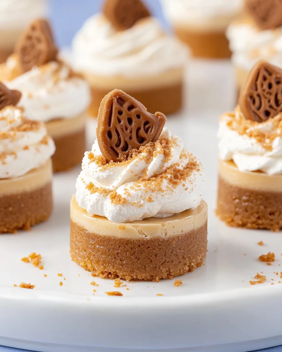 Mini Biscoff Cheesecakes