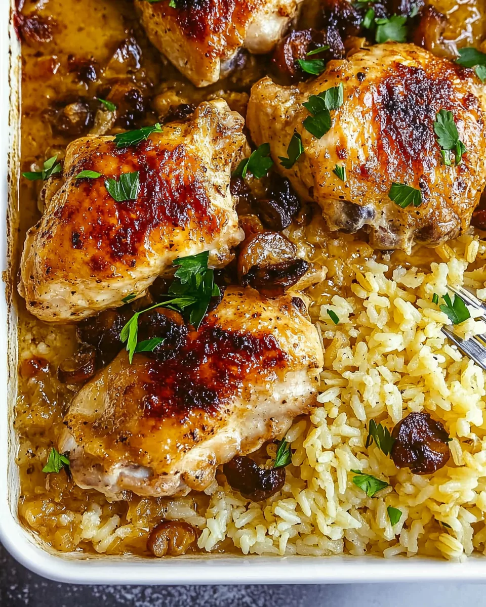 Oven Baked Chicken and Rice