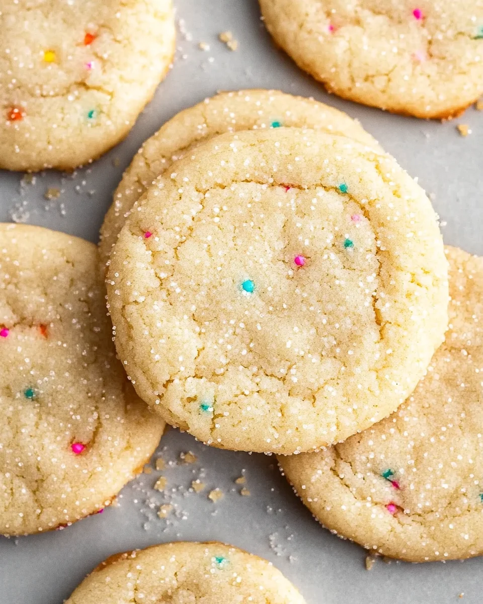 3-Ingredient Easy Sugar Cookies