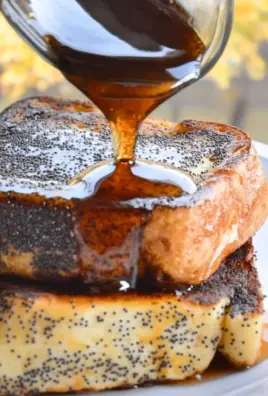 Almond Poppy Seed French Toast