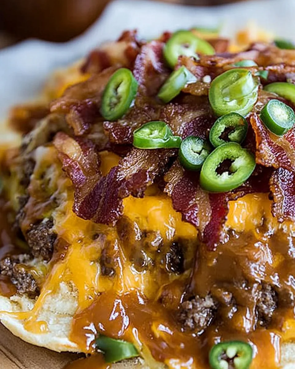 BBQ Bacon Cheeseburger Nachos
