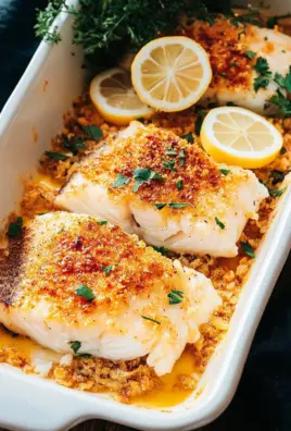 Baked Cod with Lemon