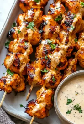 Bang Bang Chicken Skewers
