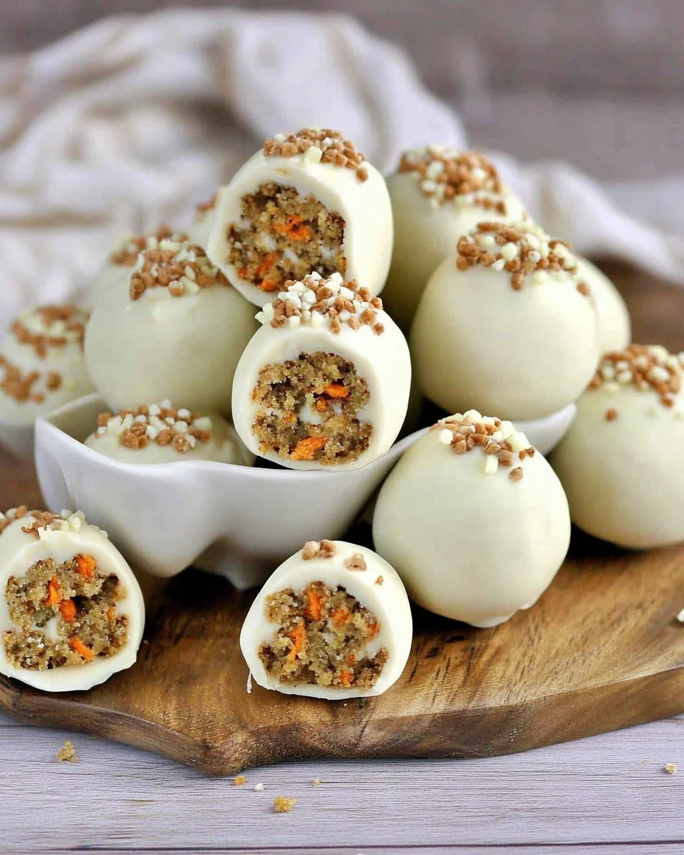 Carrot Cake Ball Truffles
