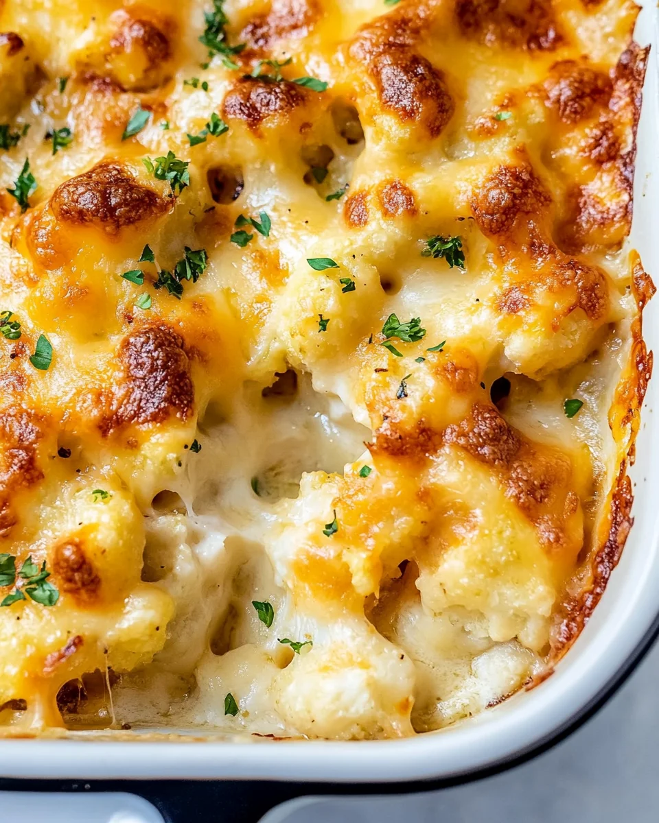 Cheesy Cauliflower Bake